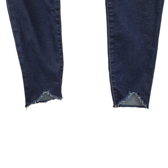 KUT FROM THE KLOTH | CONNIE ANKLE STEP HEM DARK WASH DENIM BLUE SKINNY JEANS 00 - Picture 9 of 17